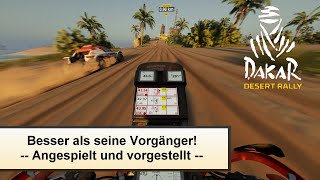 DAKAR DESERT RALLY  Große Vorstellung und Gameplay  Deutsch  Gameplay [upl. by Ann]