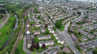 Cardonald South Glasgow Scotland drone footage 070522 [upl. by Happ157]