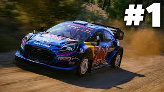 EA Sports WRC Career Mode Gameplay Walkthrough Part 1 [upl. by Nwadrebma]