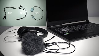 HOW TO CONNECT A MIC AND HEADPHONES TO YOUR LAPTOP FIX [upl. by Veronique288]