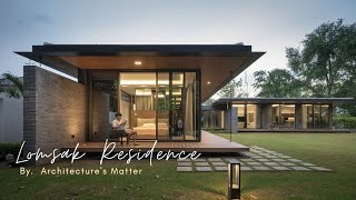 Lomsak Residence Where Green Living Meets Modern Design [upl. by Schechter]