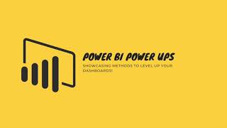 Create a Clean amp Powerful Power BI Landing Page amp KPI Panel [upl. by Brew]