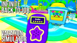 Vacation Simulator  Infinite Back to Job  60FPS  No Commentary [upl. by Pinelli]