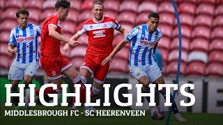 Highlights Middlesbrough FC  sc Heerenveen [upl. by Salas]