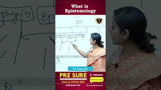 What is Epistemology drtanujain tathastuics epistemology upsc [upl. by Ymmit]