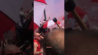 Banderazo de Los Borrachos del Tablón… River vs boca [upl. by Inohtna]