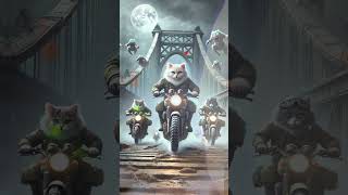 AI Ragdoll Cats Epic Chase through Haunted Cemeteries Swamps amp Bridges shorts [upl. by Tibbs79]