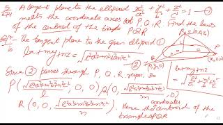 Lec30 Some Problems on Conicoids [upl. by Mide]