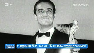 1° settembre 1922 100 anni fa nasceva Vittorio Gassman  Estate in diretta  01092022 [upl. by Lsil]