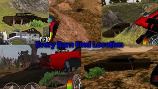 EVERY BARN FIND LOCATION IN OFFROAD OUTLAWS 13 Barn Finds [upl. by Torray]