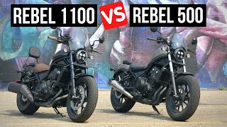 Honda REBEL 1100 First Ride Rebel 500 Owners Review [upl. by Enelahs]