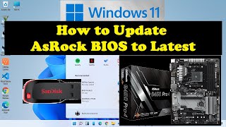 How to update BIOS AsRock motherboard BIOS update to the latest version [upl. by Yelich]