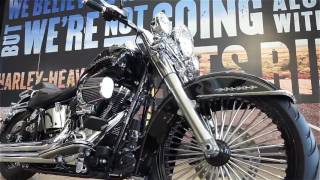 HarleyHeaven Kick Ass Custom  2017 HD Softail Deluxe [upl. by Auberta]