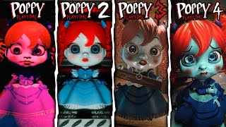 Poppy Playtime Chapter 1 2 3 4  Poppy Evolution Comparison [upl. by Sarat]