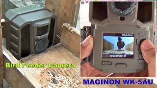 How to use Maginon WK5AU Wildlife Camera for Bird Watching with CloseUp Lens Mods Settings Tips [upl. by Nordin]