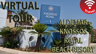 Virtual Tour at Aldemar Knossos Royal Beach Resort Crete Greece [upl. by Chenee]