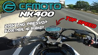 CF MOTO NK 400  First Impression Ride [upl. by Eniamaj]