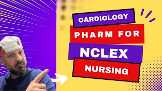 Cardiology Pharmacology for Nursing School and NCLEXPN  NCLEXRN [upl. by Catherin]