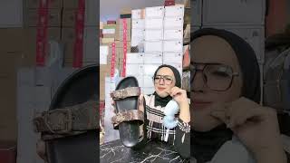 UNBOXING SANDAL IMPORT BRANDED DAN KACAMATA HITAM [upl. by Nashoma]