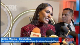 GALILEA MONTIJO ES RECONOCIDA COMO quotMUJER DEL AÑOquot POR LA REVISTA GLAMOUR 👏❤️ [upl. by Gerta]