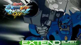 EXVS MBON  Kampfer Extend Burst [upl. by Sena969]