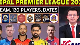 Nepal Premier League 2024 Live NPL Schedule Teams Foreign Players Start Date Shikhar Dhawan NPL [upl. by Rainah512]