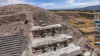 Temple Of QuetzalcoatlFeathered Serpent  Teotihuacan  AirPano [upl. by Ennaed969]