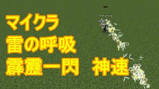 【マイクラ】鬼滅の刃 アドオン 善逸amp天元の技紹介！ [upl. by Lucio924]