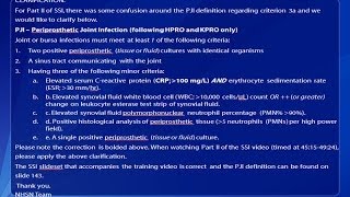 Surgical Site Infections SSI Surveillance with Case Studies Part II [upl. by Eiggam]