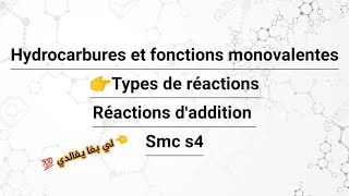 Hydrocarbures et fonctions monovalentes • Réactions daddition [upl. by Ellenohs]