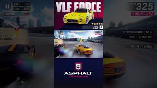 EXTREME RACING with VLF FORCE 1 asphalt9 gamingshorts asphalt9legends asphaltgamer racinggames [upl. by Tally]