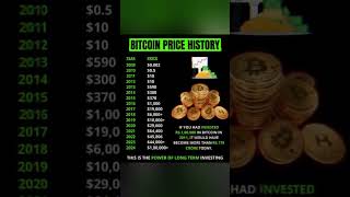 Bitcoin price history surprise you investing stockmarket stocks bitcoin [upl. by Lolly]