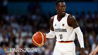 Dennis Schroder shines as Germany blasts Japan in Paris Olympic basketball opener  NBC Sports [upl. by Menzies941]