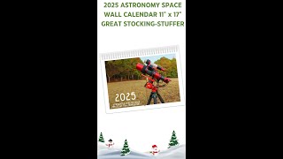 Astronomy Space 2025 Wall Calendar astrophotography astronomy holidaygifts 2025 space [upl. by Akilam]