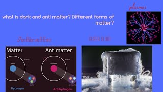 what are different types of matter like dark matter and antimatter [upl. by Kirtap544]