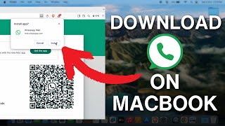 How to Install WhatsApp in Mac  Download WhatsApp for Macbook Air Pro Pro Max Mini Imac [upl. by Noteek]