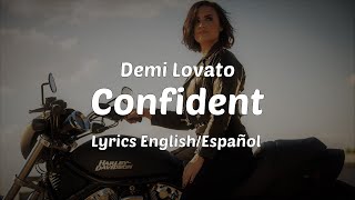 Demi Lovato  Confident Lyrics EnglishEspañol [upl. by Tail]