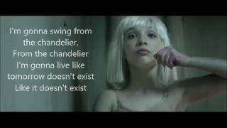 Sia  Chandelier acoustic lyrics [upl. by Alicsirp]