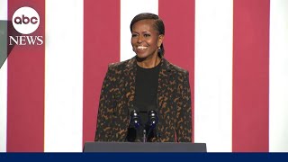 FULL SPEECH Michelle Obama rallies for Harris in Michigan [upl. by Dannie]