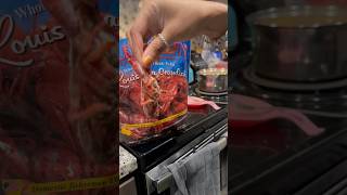 Would You Eat Frozen Crawfish  🦞 food cooking seafood recipe crawfish shorts [upl. by Merline435]