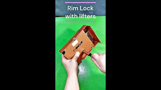 How does it work  Rim Lock mechanism with lifters rimlock [upl. by Thirzia]