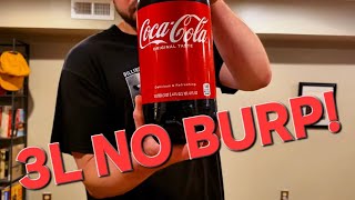 3 LITER COCACOLA CHUG WITH NO BURP [upl. by Zumstein]