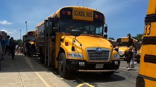 Buses Departing MO Middle School on last day [upl. by Marshall]