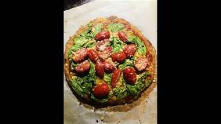 Simple Cauliflower Pizza Crust [upl. by Euh]