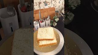 pineapple sponge cake cakeRecipesofmykitchen2k24 ytshortstrending cake asmr asmrfood [upl. by Trefor]