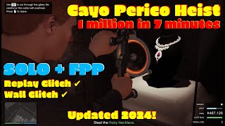 Cayo Perico Heist  Wall Glitch amp Replay Glitch  Updated Method 2024 [upl. by Domash]