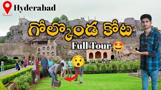 Golconda Fort in Hyderabad  Exploring Golconda Fort  Telugu vlog [upl. by Llarret]