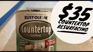 FORMICA COUNTERTOP PAINT Easy DIY Project [upl. by Maibach]