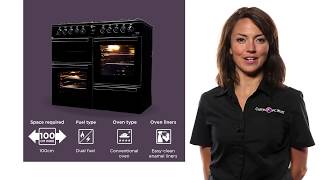 Flavel Milano 100 MLN10FRK Dual Fuel Range Cooker  Black  Product Overview  Currys PC World [upl. by Persian]