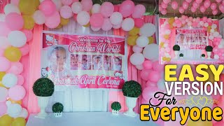 Christening Decoration Ideas  Baptism Party Ideas at Home [upl. by Darrelle704]